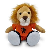 Typisch Hollands Holländischer Löwe – im orangefarbenen Fußballtrikot (25 cm)