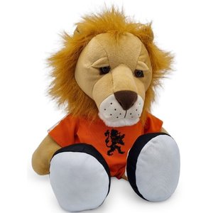 Typisch Hollands Holland lion - in orange football uniform (37cm)