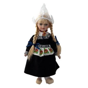 Matix Doll in traditional clothing (black) 26 cm