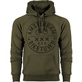 Holland fashion Hooded sweater - Amsterdam Bike (Army)