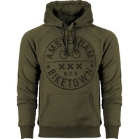 Holland fashion Kapuzenpullover - Amsterdam Bike (Armee)