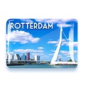 Typisch Hollands Rotterdam Photo Magnet - Glass - Erasmus Bridge