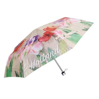 Typisch Hollands Luxury umbrella - Tulips - Wood decoration