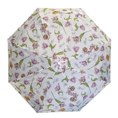 Typisch Hollands Luxus-Regenschirm - Tulpen - Vintage-Dekoration