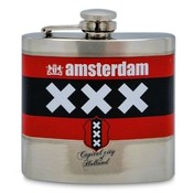 TTD Gifts Taschenflasche – Aluminium – Amsterdam