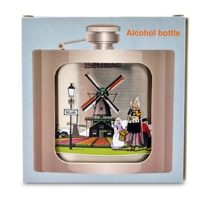 Typisch Hollands Hip flask - Aluminum - Holland