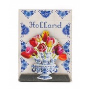 Typisch Hollands Magnet tile tableau tulips Holland