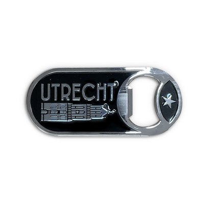 Typisch Hollands Magnetischer Öffner – Utrecht – Schwarz