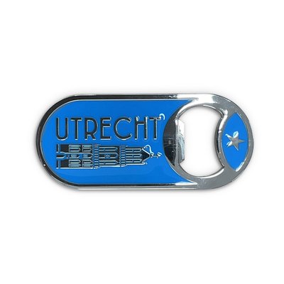 Typisch Hollands Magnetische opener - Utrecht - Blauw