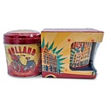 Typisch Hollands Gift set Mug and Tin Stroopwafels - (Bicycles and Houses - Amsterdam)