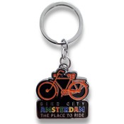 Typisch Hollands Keychain -bike city - bike Amsterdam