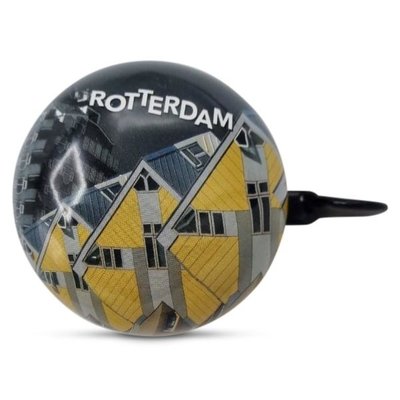 Typisch Hollands Bicycle bell Rotterdam - Cube houses 60mm