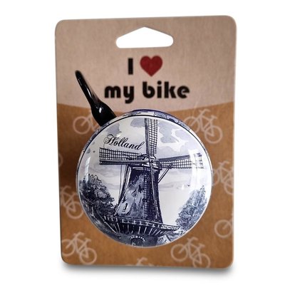 Matix  Fietsbel Delfts blauw - Molen 60 mm