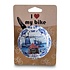 TTD Gifts Fahrradklingel Holland Blau Fahrrad und Windmühlen 60mm