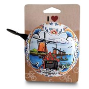 Typisch Hollands  Fietsbel Holland -Rood - Bright 80mm