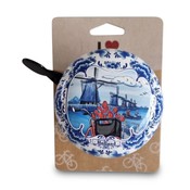 Typisch Hollands Bicycle bell Holland-Delft blue 80mm