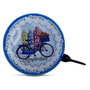 TTD Gifts Fahrradklingel Amsterdam -Blau 60mm