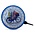 TTD Gifts Fahrradklingel Amsterdam -Blau 60mm