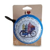 TTD Gifts  Fietsbel Amsterdam -Blauw  80mm