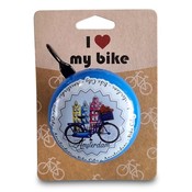 Typisch Hollands Bicycle bell Holland-Delft blue 60mm