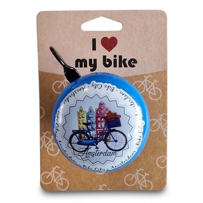TTD Gifts Fahrradklingel Holland-Delft blau 60mm