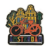 Matix Kühlschrankmagnete Amsterdam und orange Fahrrad
