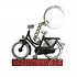 Typisch Hollands Amsterdam Keychain - Bicycle - Black-Red