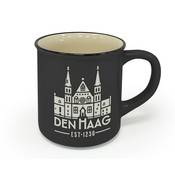 Typisch Hollands The Hague - Retro Campus Mug - Black