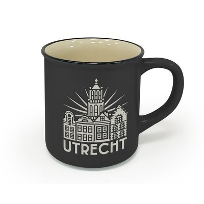 Matix Utrecht – Retro-Campus-Becher – Schwarz