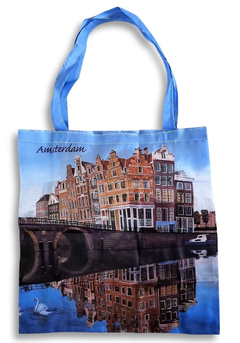 Faltbare Öko-Tasche - Prinsengracht Amsterdam - Typisch Hollands Souvenirs  - Online shop