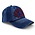TTD Gifts Amsterdam cap - Jeans/Bordeaux