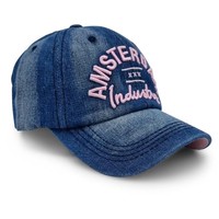TTD Gifts Mütze Amsterdam - Jeans/Rosa