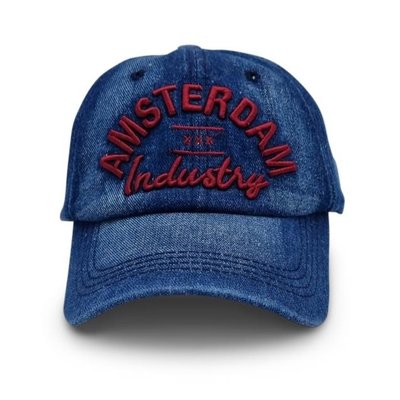 Robin Ruth Fashion Amsterdam cap - Jeans/Bordeaux