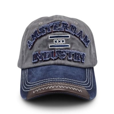 Holland fashion Amsterdam cap - Gray - Blue