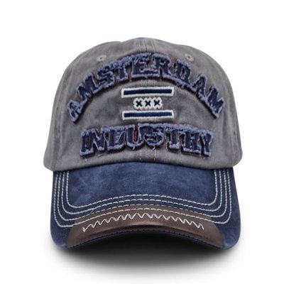 TTD Gifts Amsterdam cap -  Grijs - Blauw