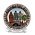 TTD Gifts Platte Grachtenring Amsterdam auf Standard in Geschenkbox (15 cm)