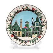 Typisch Hollands Bord Holland op standaard in geschenkdoos (15 cm)
