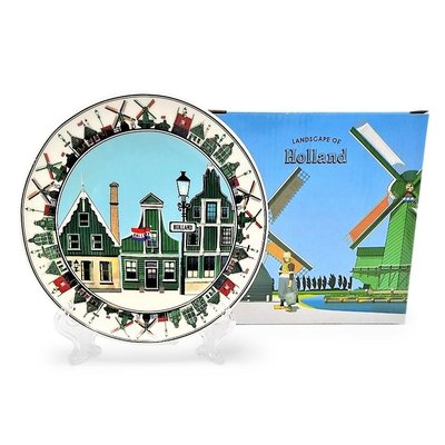 Typisch Hollands Plate Holland on standard in gift box (15 cm)