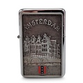 Typisch Hollands Petrol lighter Amsterdam - City coat of arms and Canal belt