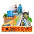 Typisch Hollands Magnet MDF Rotterdam Sammlung von Rotterdamer Gebäuden