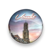 Typisch Hollands  Magnet Utrecht Dom Tower Glas 5 cm