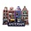 TTD Gifts Magneet 4 huisjes Amsterdam  - (shops)
