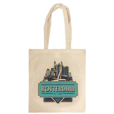 Typisch Hollands Cotton bag Rotterdam Skyline