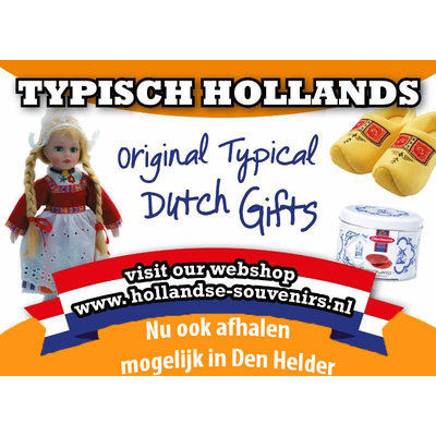 Typisch Hollands Sportliche Mütze Holland-Stickerei (schwarz-weiß-grau)