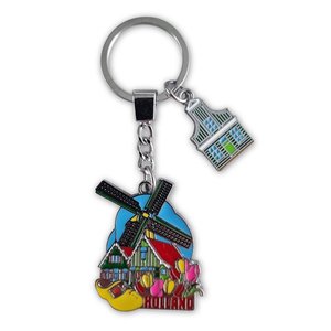 Typisch Hollands keychain Holland compilation with a Zaans house