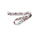 Typisch Hollands Keycord Wit - Roze Tulpen  en groen blad