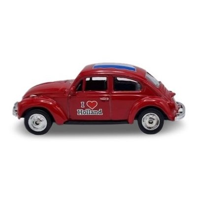 Typisch Hollands Volkswagen Beetle - Holland - Scale 1:60 Red
