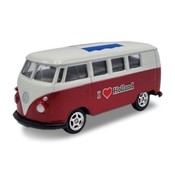 Typisch Hollands Volkswagen Bus - Holland - schaal 1:60 Rood