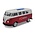 Typisch Hollands Volkswagen Bus - Holland - Scale 1:60 Red