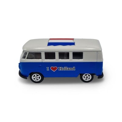 Typisch Hollands Volkswagen Bus - Holland - Maßstab 1:60 Blau